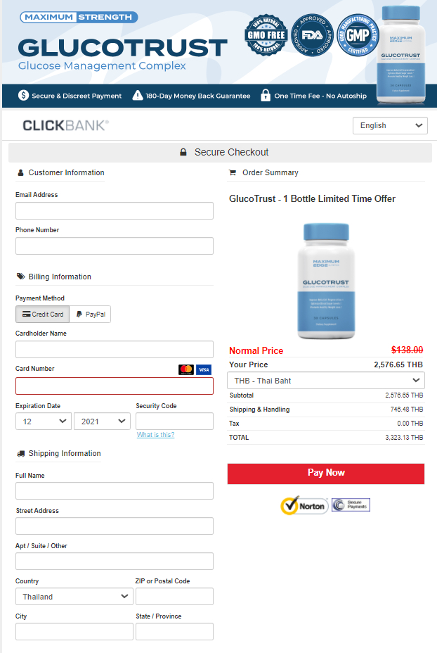 GlucoTrust - Secure checkout